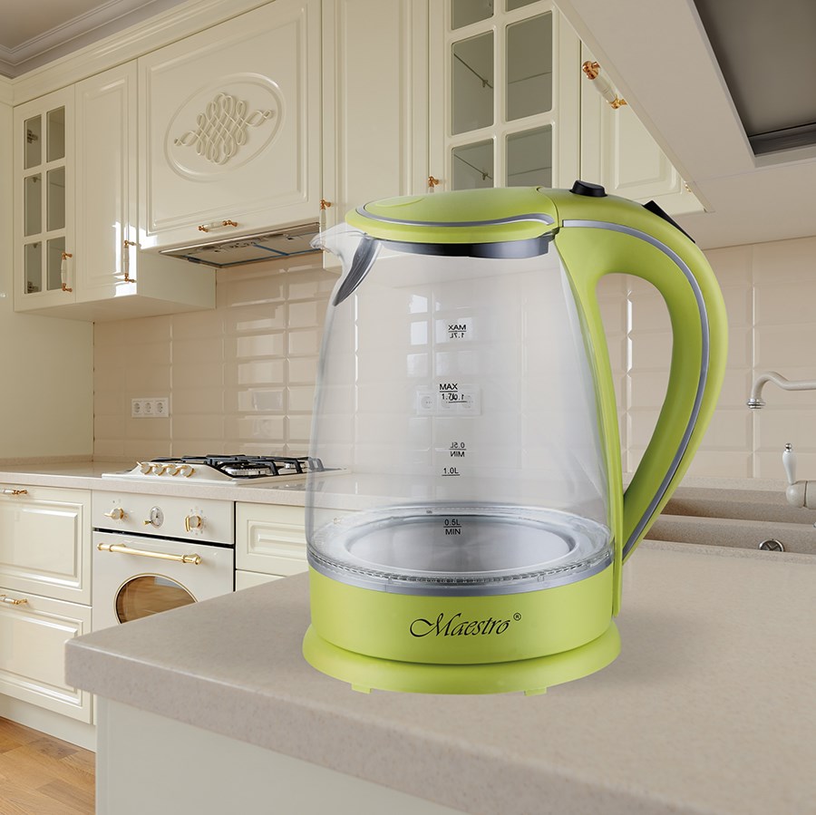 MAESTRO MR-064 electric kettle 1,7 L 2000 W (MR-064-GREEN) Green MAESTRO MR-064 electric kettle 1,7 L 2000 W (MR-064-GREEN) Green