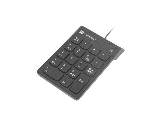 NATEC NUMERIC KEYBOARD GOBY 2 USB BLACK NATEC NUMERIC KEYBOARD GOBY 2 USB BLACK