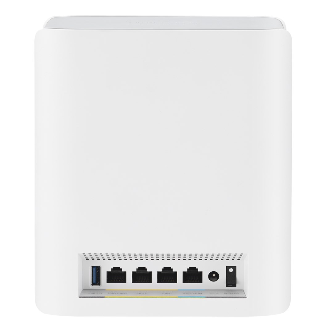 ASUS ZenWiFi BT8 (2-pack) Tri-band (2.4 GHz / 5 GHz / 6 GHz) Wi-Fi 7 (802.11be) White 3 Internal ASUS ZenWiFi BT8 (2-pack) Tri-band (2.4 GHz / 5 GHz / 6 GHz) Wi-Fi 7 (802.11be) White 3 Internal
