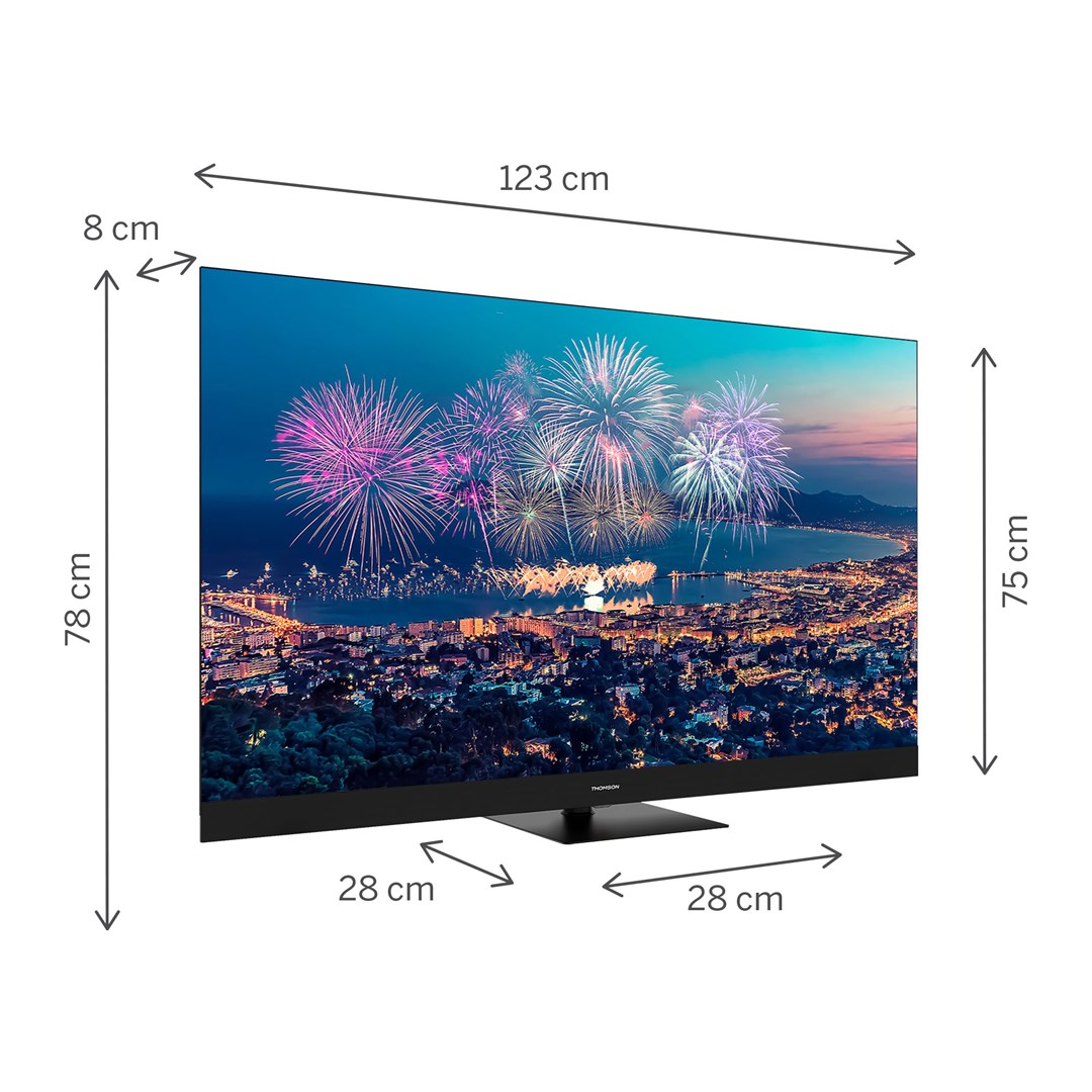 Thomson Q70 Series 55QG6C14 TV 139.7 cm (55") 4K Ultra HD Smart TV Wi-Fi Black Thomson Q70 Series 55QG6C14 TV 139.7 cm (55") 4K Ultra HD Smart TV Wi-Fi Black
