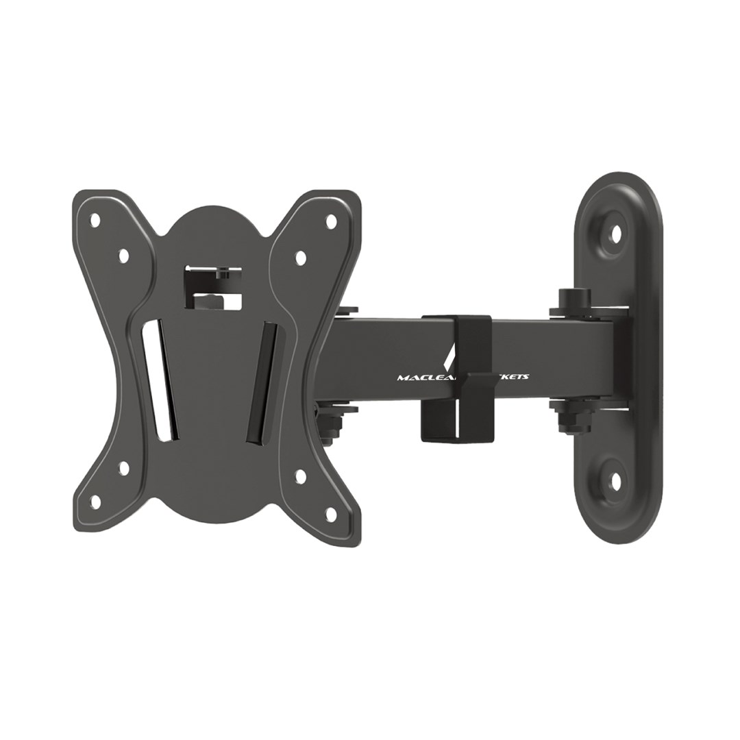 Maclean MC-416 TV Monitor Wall Mount 13"-32" 30kg Tilt Rotate max. VESA 100x100 Black Powder Coating LED OLED LCD Universal Bracket Holder Maclean MC-416 TV Monitor Wall Mount 13"-32" 30kg Tilt Rotate max. VESA 100x100 Black Powder Coating LED OLED LCD Universal Bracket Holder