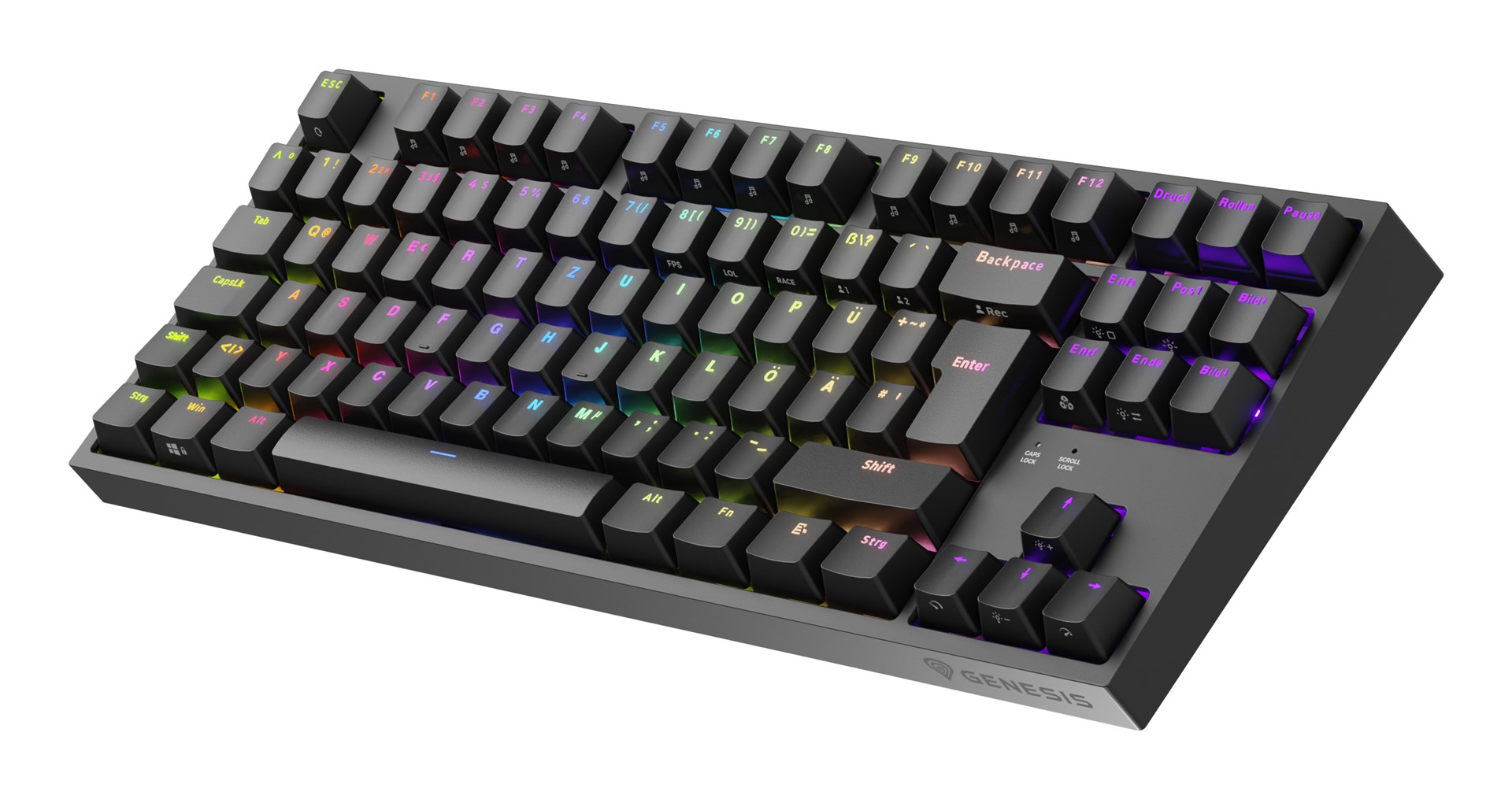 GENESIS Thor 404 TKL keyboard Gaming USB QWERTZ German Black GENESIS Thor 404 TKL keyboard Gaming USB QWERTZ German Black