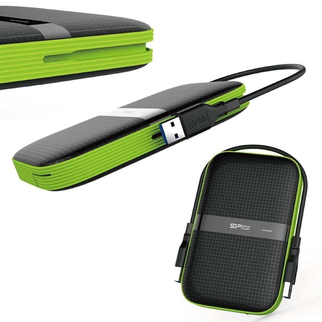 Silicon Power Armor A60 external hard drive 5000 GB Black, Green Silicon Power Armor A60 external hard drive 5000 GB Black, Green