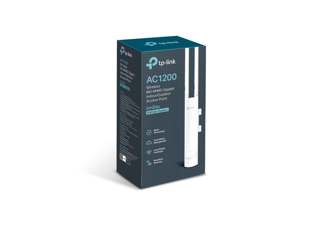 TP-Link Omada EAP225-Outdoor 1200 Mbit/s White Power over Ethernet (PoE) TP-Link Omada EAP225-Outdoor 1200 Mbit/s White Power over Ethernet (PoE)