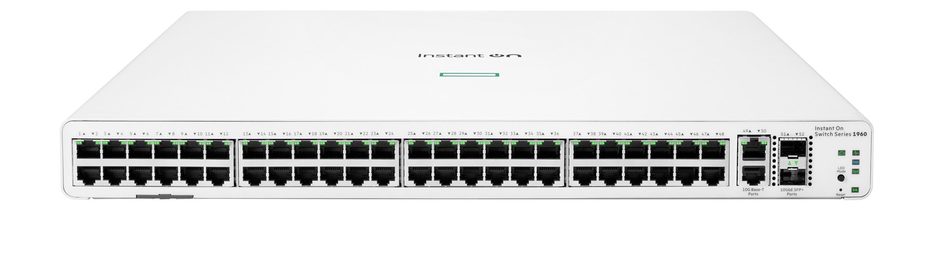 HPE Aruba Networking Networking Instant On Switch 48p Gigabit 2p 10GBT 2p SFP+ 1960 HPE Aruba Networking Networking Instant On Switch 48p Gigabit 2p 10GBT 2p SFP+ 1960