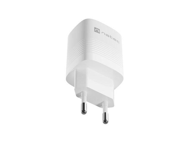 NATEC RIBERA GAN CHARGER 1X USB-A + 1X USB-C 30W WHITE NATEC RIBERA GAN CHARGER 1X USB-A + 1X USB-C 30W WHITE