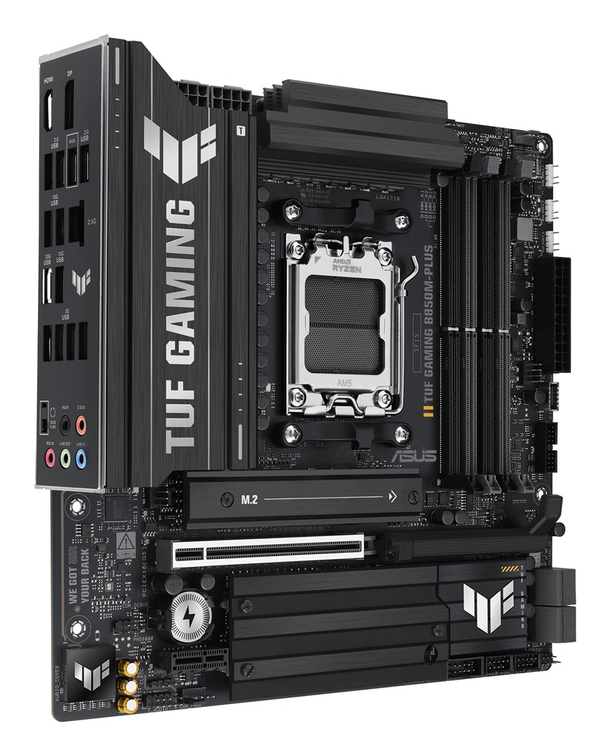 ASUS TUF GAMING B850M-PLUS AMD B850 Socket AM5 micro ATX ASUS TUF GAMING B850M-PLUS AMD B850 Socket AM5 micro ATX