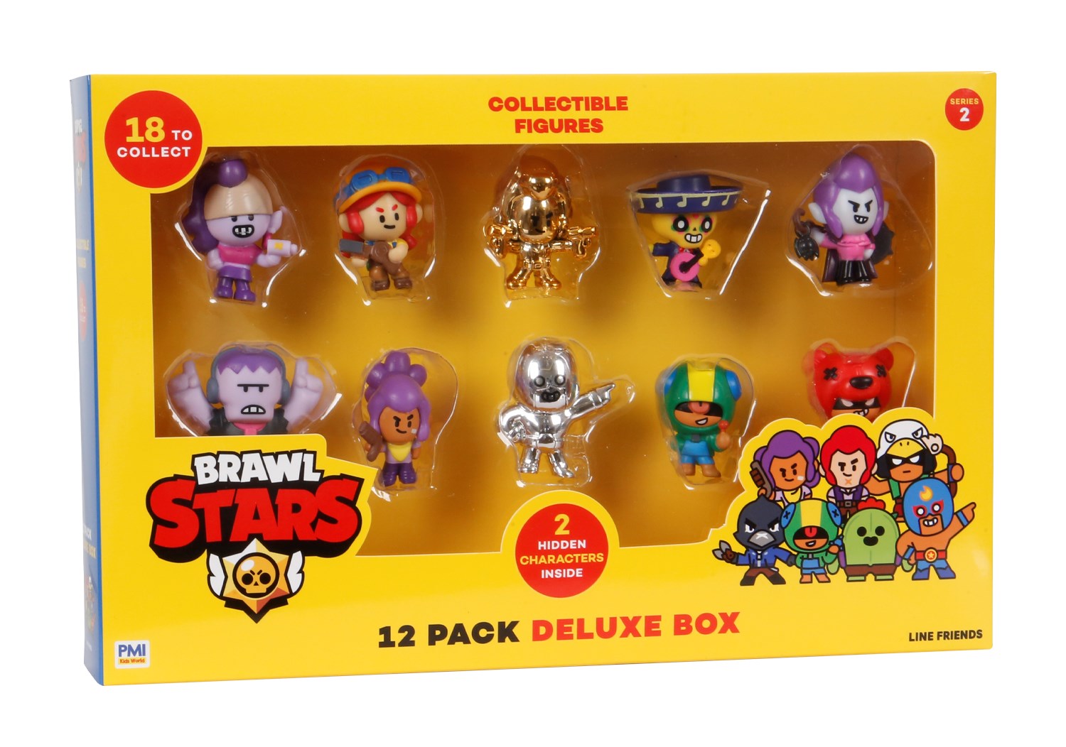 BRAWL STARS S2 FIGURES -12 PACK DELUXE BOX BRAWL STARS S2 FIGURES -12 PACK DELUXE BOX