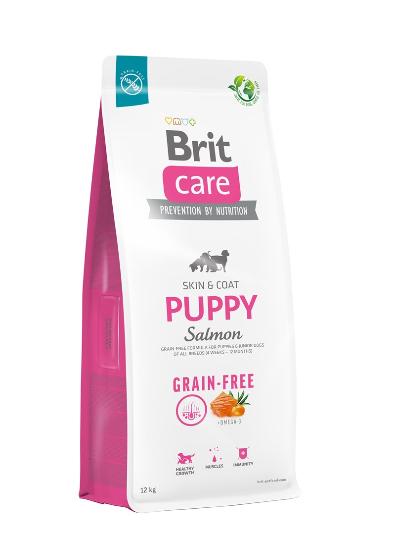 Dry food for puppies and young dogs of all breeds (4 weeks - 12 months).Brit Care Dog Grain-Free Puppy Salmon 12kg Dry food for puppies and young dogs of all breeds (4 weeks - 12 months).Brit Care Dog Grain-Free Puppy Salmon 12kg