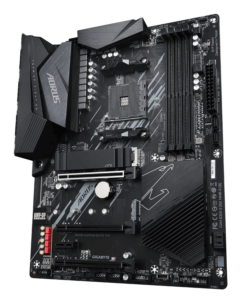 GIGABYTE B550 AORUS ELITE V2 Motherboard - AMD Ryzen 5000 CPUs, 12+2 Phases VRM, up to 4733MHz DDR4, 1xPCIe 4.0 + 1xPCIe 3.0 M.2, 2.5GbE LAN, USB 3.2 Gen 2 GIGABYTE B550 AORUS ELITE V2 Motherboard - AMD Ryzen 5000 CPUs, 12+2 Phases VRM, up to 4733MHz DDR4, 1xPCIe 4.0 + 1xPCIe 3.0 M.2, 2.5GbE LAN, USB 3.2 Gen 2