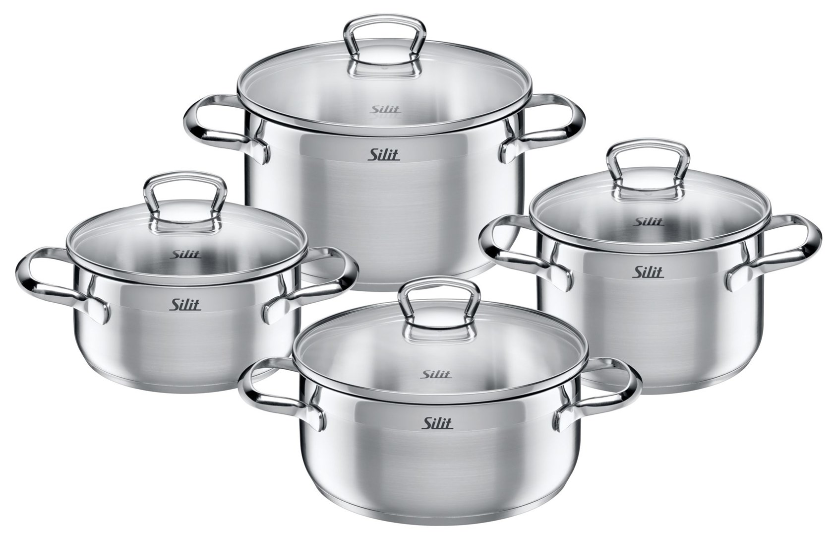 WMF Silit Toskana Topf-Set Stainless steel WMF Silit Toskana Topf-Set Stainless steel