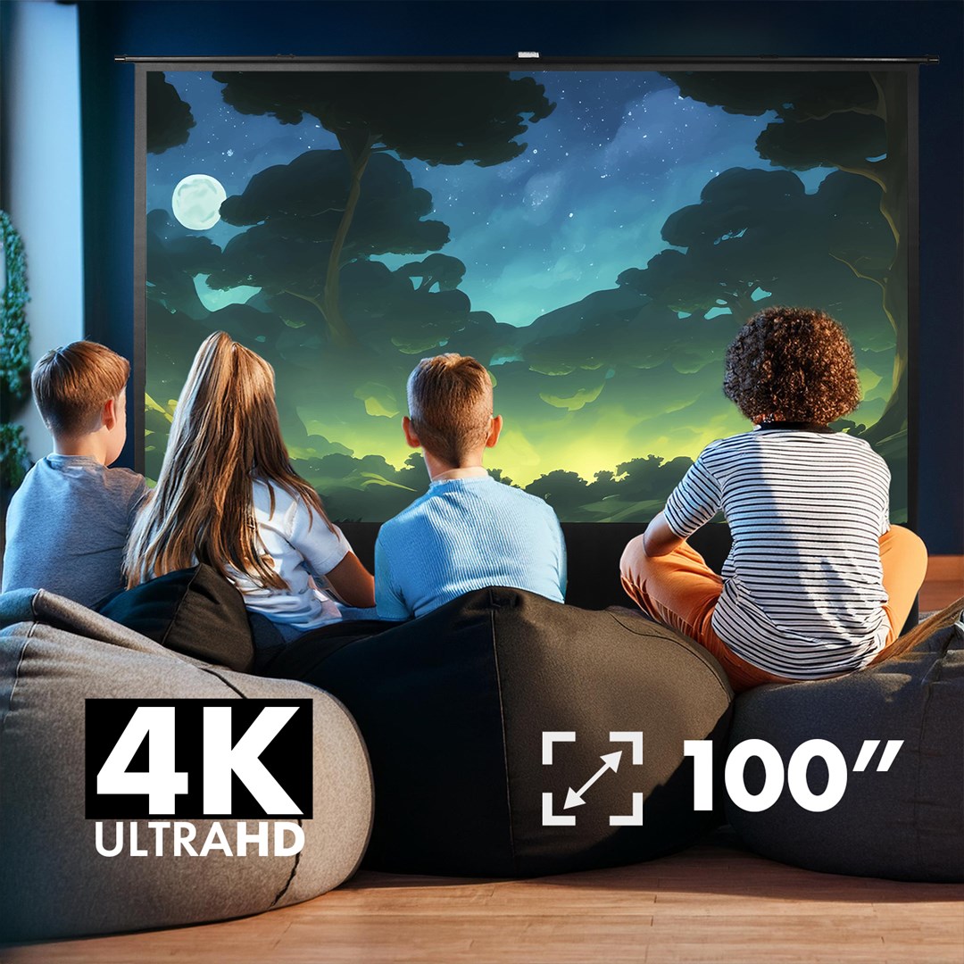 Maclean MC-211 Portable Projection Screen, Compact, Floor, 100", 4:3 Maclean MC-211 Portable Projection Screen, Compact, Floor, 100", 4:3