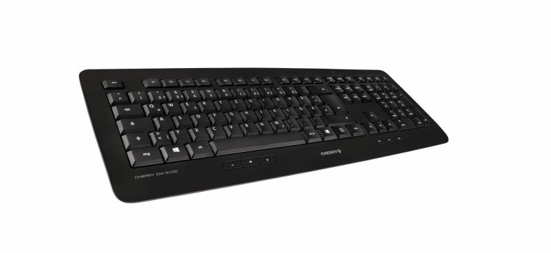 CHERRY DW 5100 keyboard Mouse included Universal RF Wireless QWERTZ German Black CHERRY DW 5100 keyboard Mouse included Universal RF Wireless QWERTZ German Black