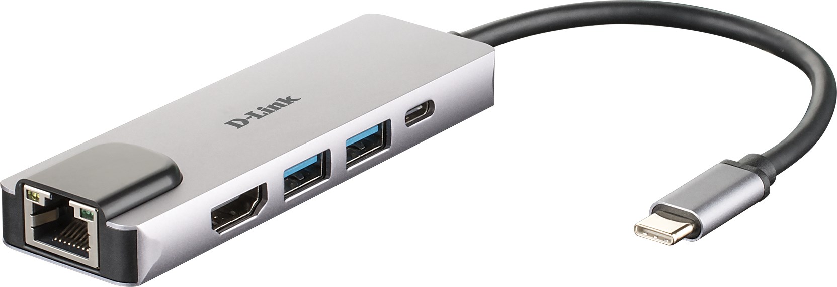 D-Link 5-in-1 USB-C Hub with HDMI/Ethernet and Power Delivery D-Link 5-in-1 USB-C Hub with HDMI/Ethernet and Power Delivery