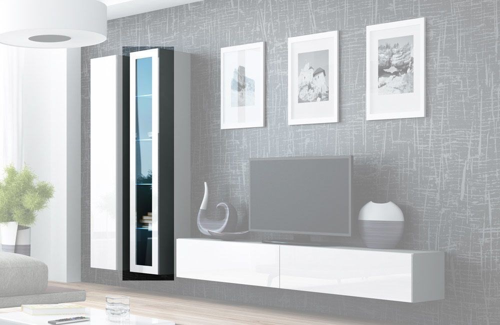 Cama Glass-case VIGO '180' 180/40/30 grey/white gloss Cama Glass-case VIGO '180' 180/40/30 grey/white gloss
