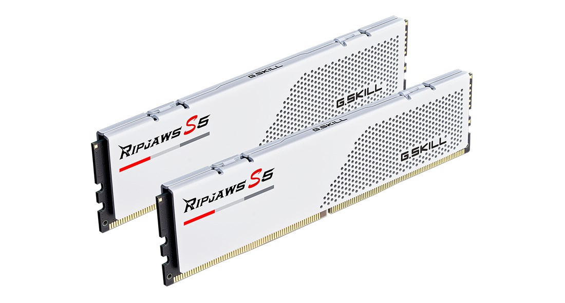 G.Skill Ripjaws S5 / F5-6000J3040F16GX2-RS5W memory module 32 GB 2 x 16 GB DDR5 G.Skill Ripjaws S5 / F5-6000J3040F16GX2-RS5W memory module 32 GB 2 x 16 GB DDR5