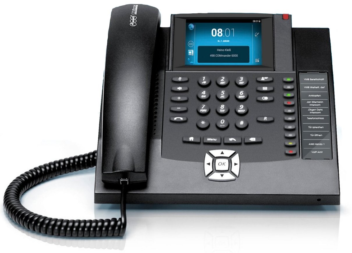 Auerswald COMfortel 1400 Analog telephone Caller ID Black Auerswald COMfortel 1400 Analog telephone Caller ID Black