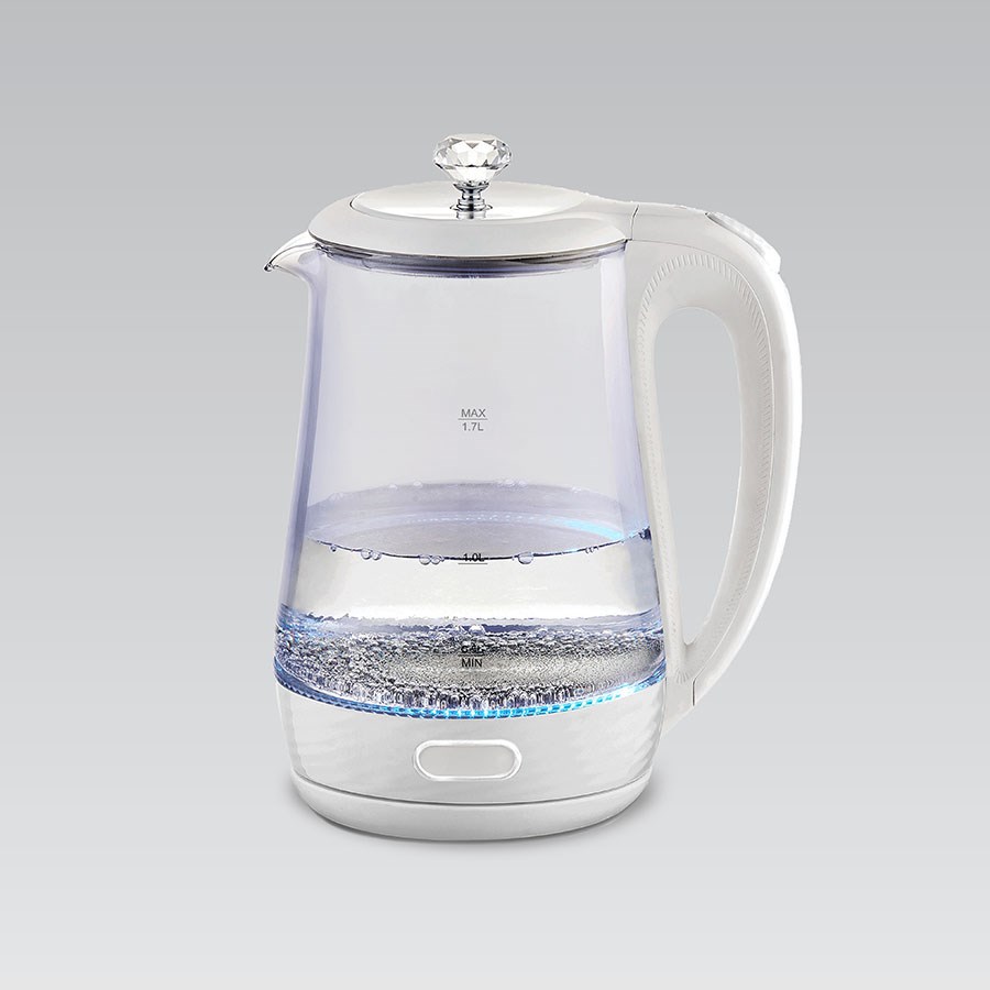 Maestro MR-052 Electric glass kettle 1.7 L (MR-052-WHITE) White Maestro MR-052 Electric glass kettle 1.7 L (MR-052-WHITE) White