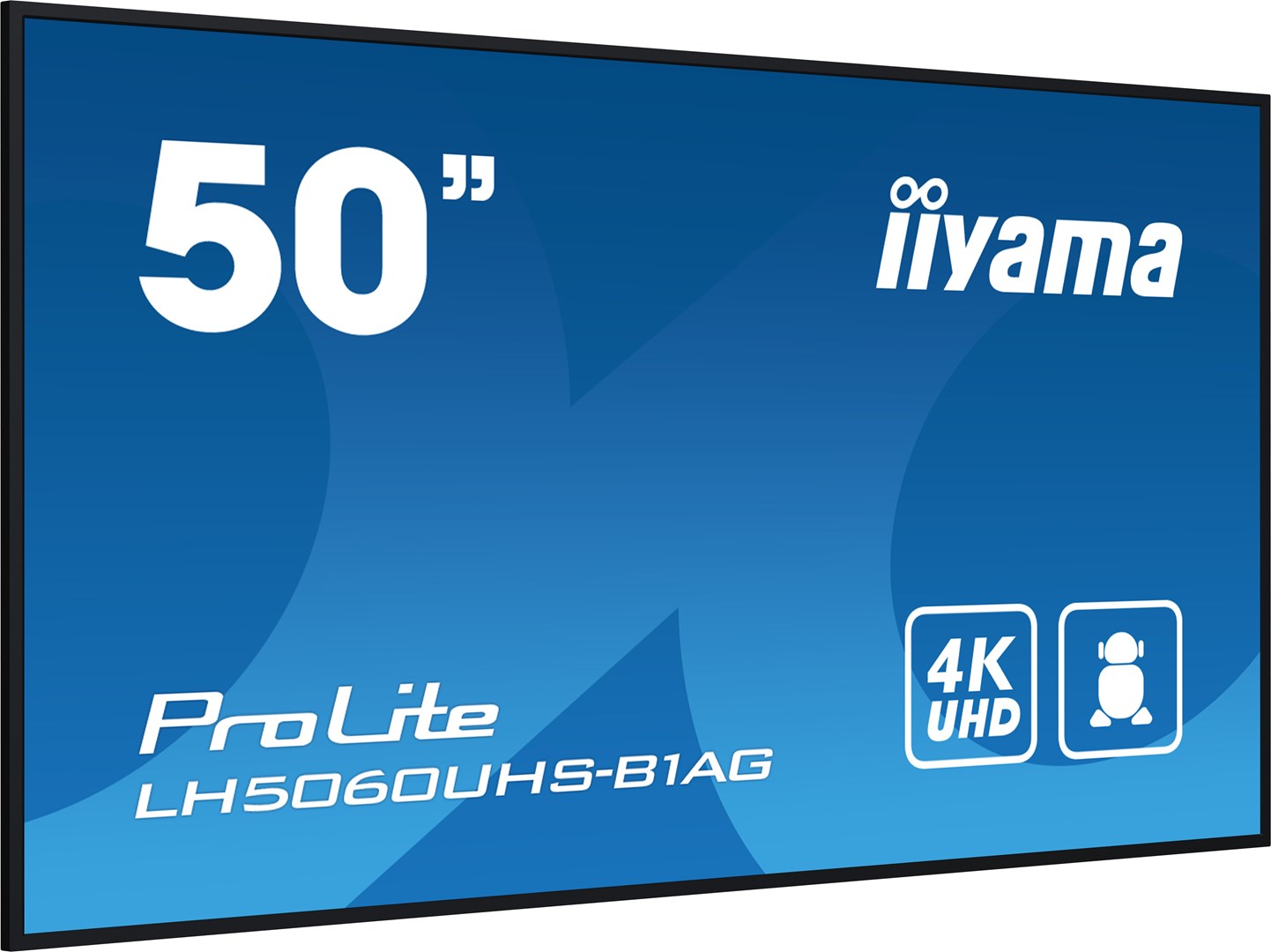 iiyama 50" 4K UHD professional digital signage display with advanced control and connectivity options iiyama 50" 4K UHD professional digital signage display with advanced control and connectivity options