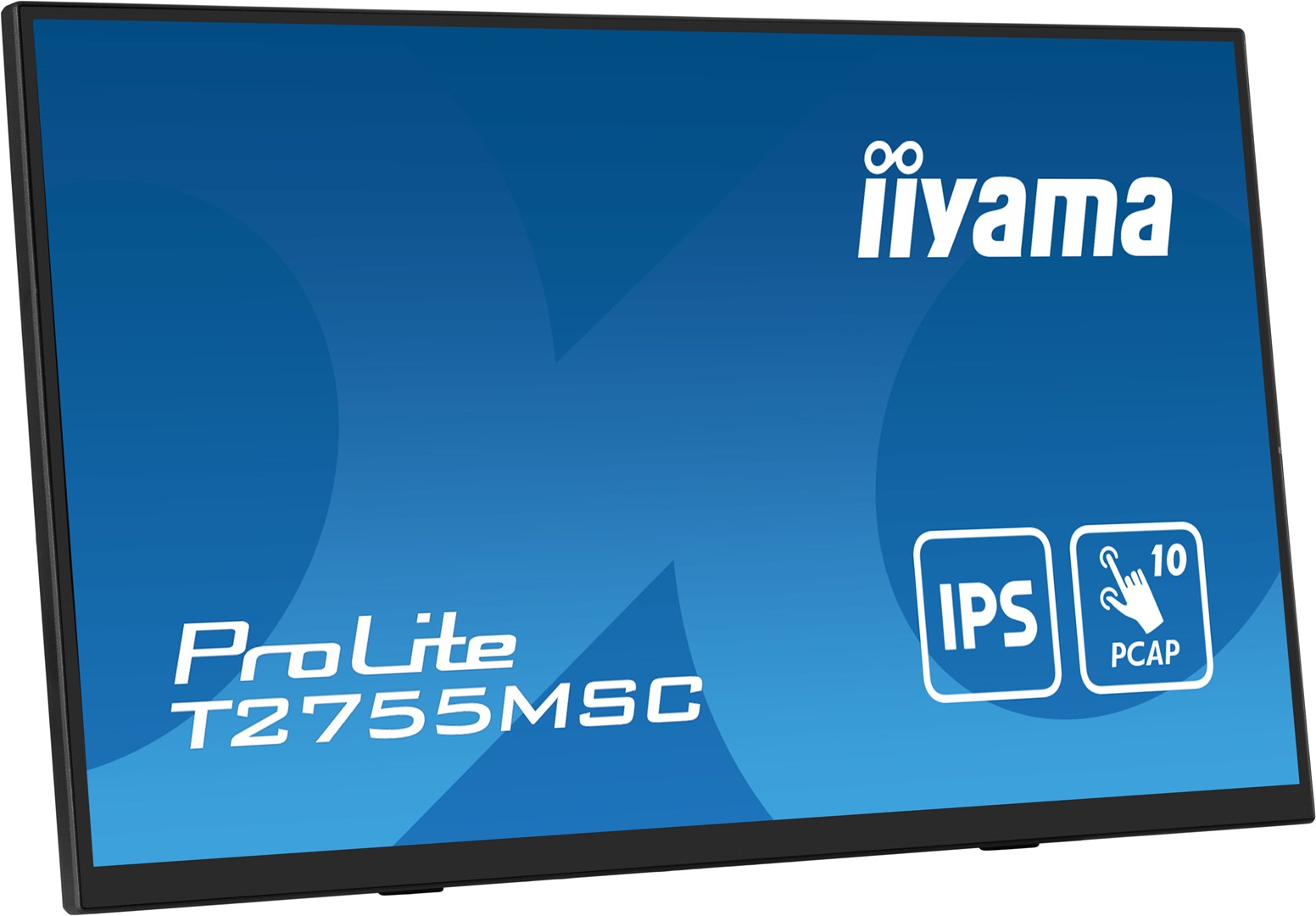 iiyama ProLite 27” Optical Bonded PCAP 10pt touchscreen monitor with IPS panel technology, edge-to-edge glass design, anti-fingerprint coating and a flexible stand iiyama ProLite 27” Optical Bonded PCAP 10pt touchscreen monitor with IPS panel technology, edge-to-edge glass design, anti-fingerprint coating and a flexible stand