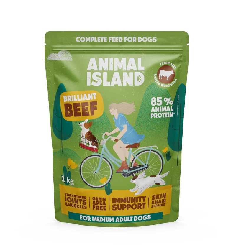 ANIMAL ISLAND Beef - dry dog food - 1kg ANIMAL ISLAND Beef - dry dog food - 1kg