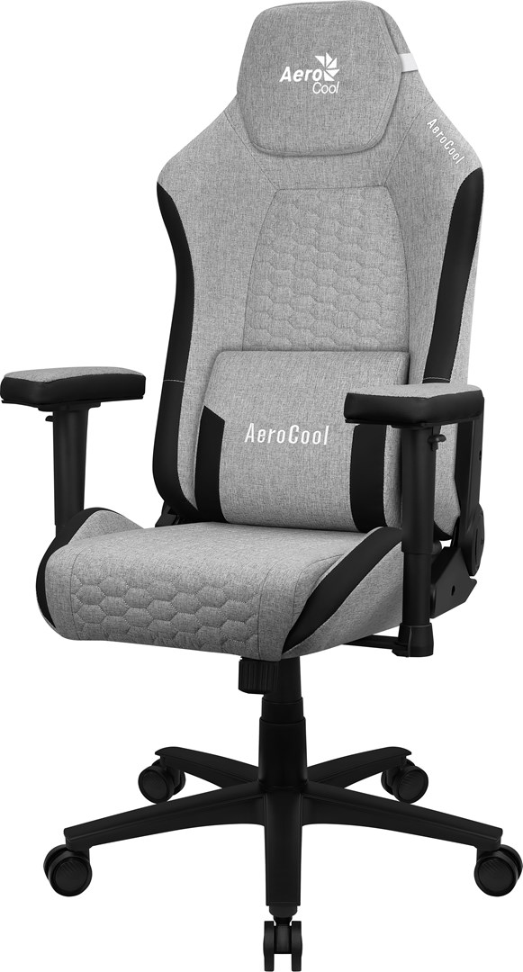 Aerocool CROWNASHGR, Ergonomic Gaming Chair, Adjustable Cushions, AeroWeave Technology, Grey Aerocool CROWNASHGR, Ergonomic Gaming Chair, Adjustable Cushions, AeroWeave Technology, Grey