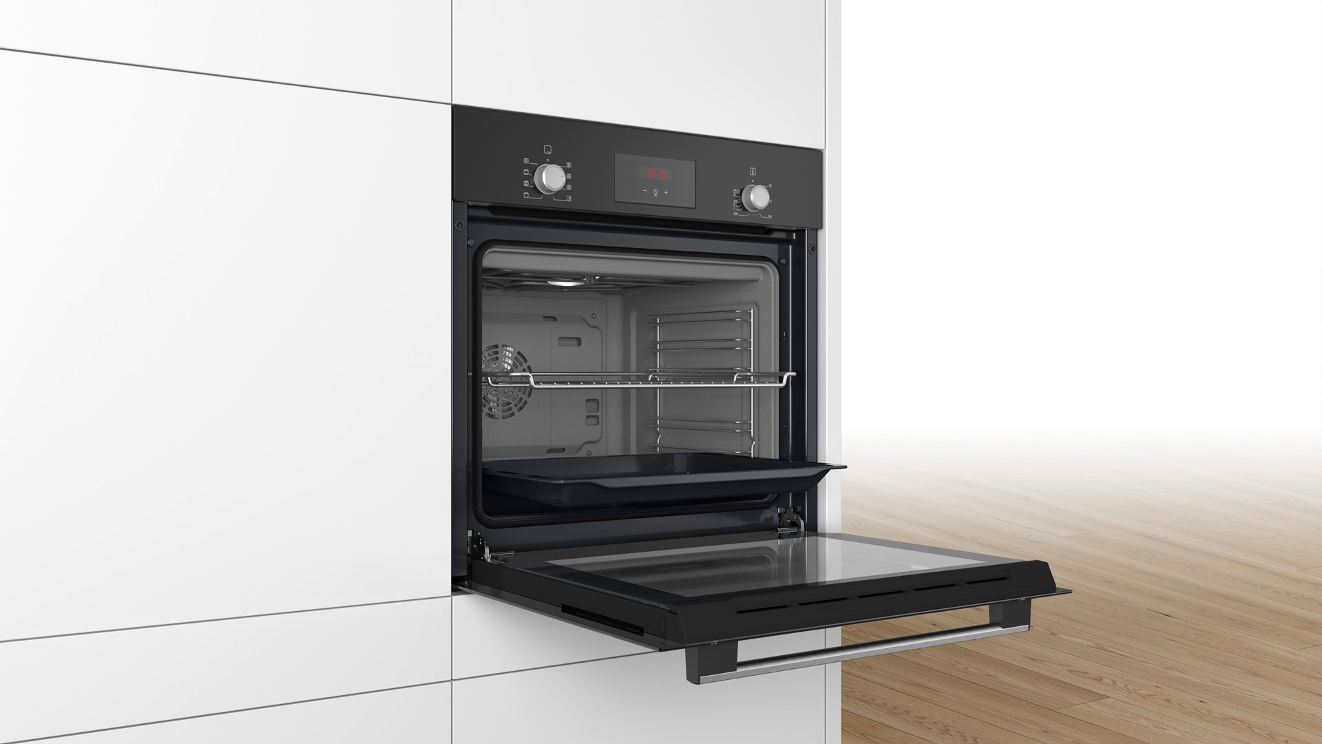 Bosch Serie 2 HBF153BB0 oven 66 L 3300 W Black Bosch Serie 2 HBF153BB0 oven 66 L 3300 W Black