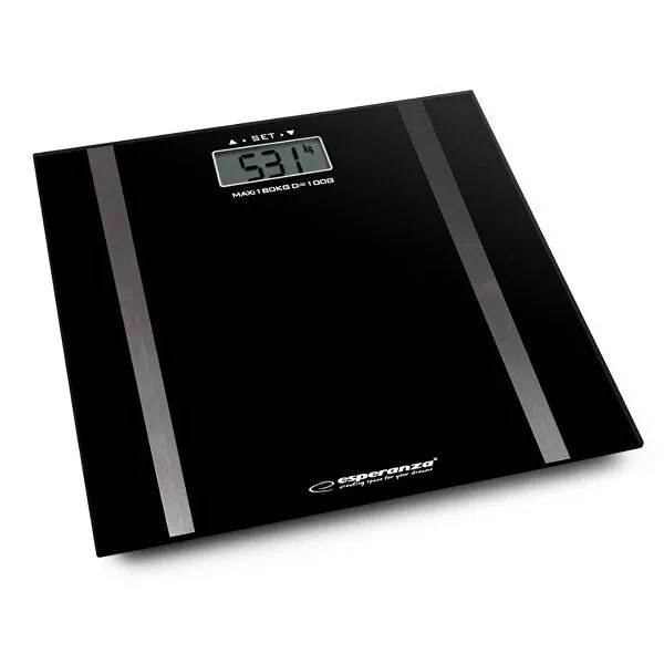 Esperanza EBS018K personal scale Rectangle Black Electronic personal scale Esperanza EBS018K personal scale Rectangle Black Electronic personal scale