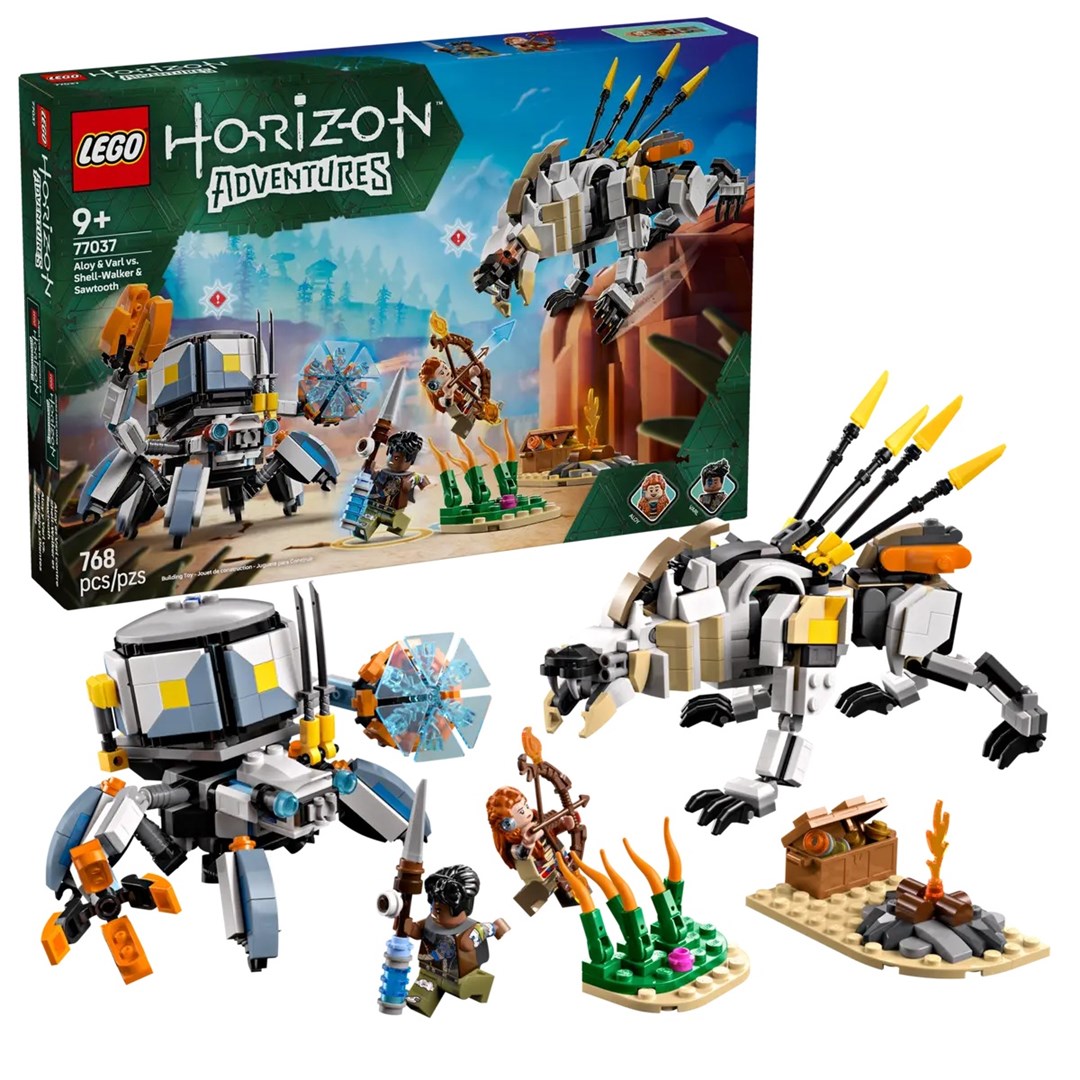 LEGO HORIZON 77037 Aloy & Varl vs. Shell-Walker & Sawtooth LEGO HORIZON 77037 Aloy & Varl vs. Shell-Walker & Sawtooth