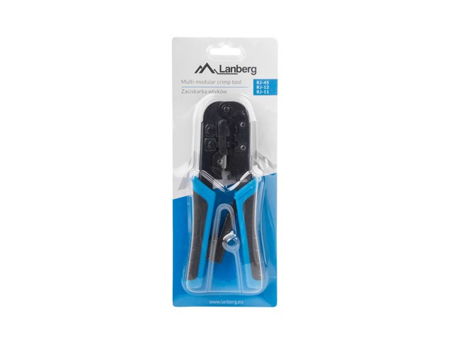 Lanberg NT-0201 cable crimper Crimping tool Black, Blue Lanberg NT-0201 cable crimper Crimping tool Black, Blue