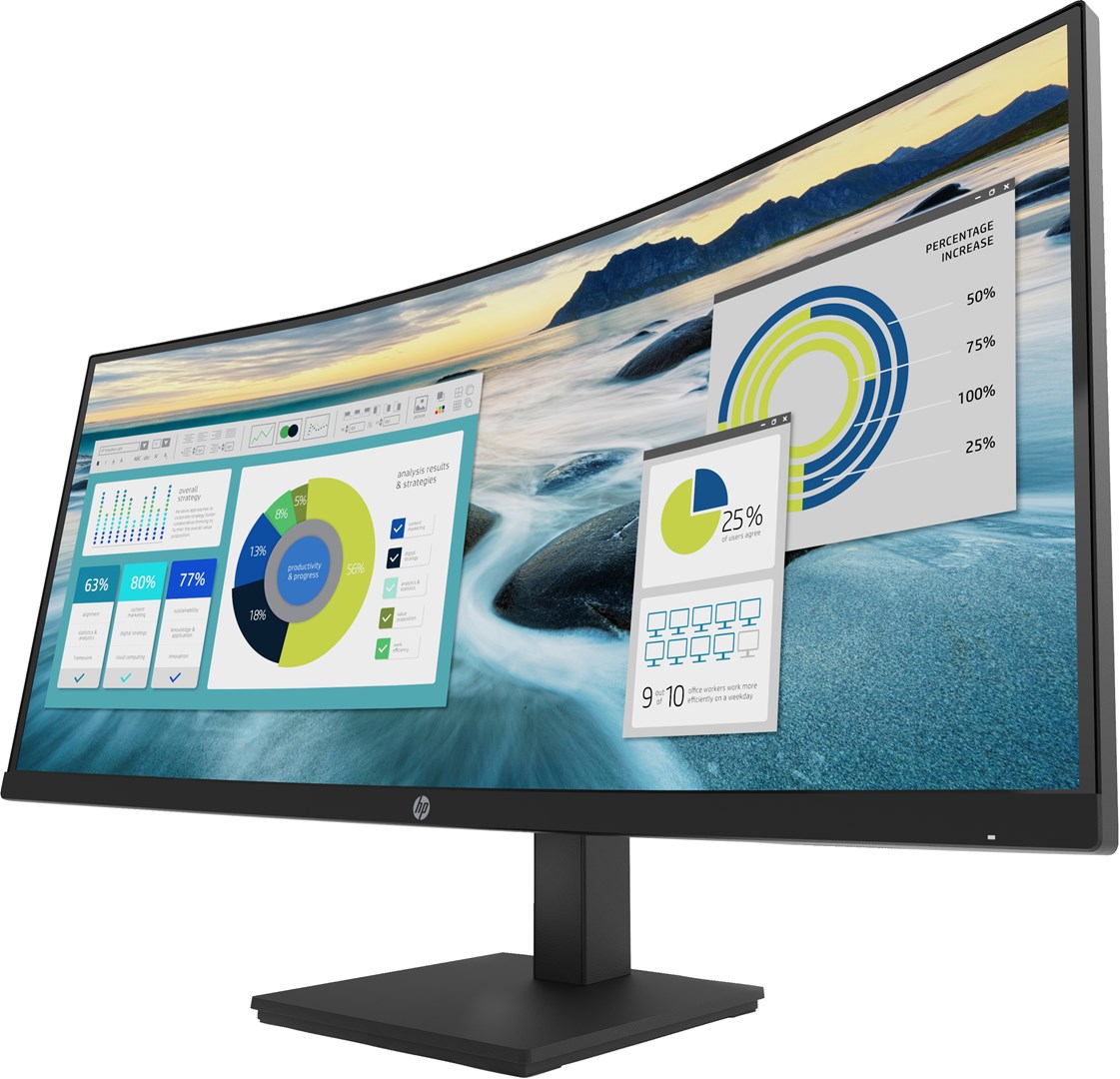HP P34hc G4 WQHD USB-C Curved Monitor HP P34hc G4 WQHD USB-C Curved Monitor