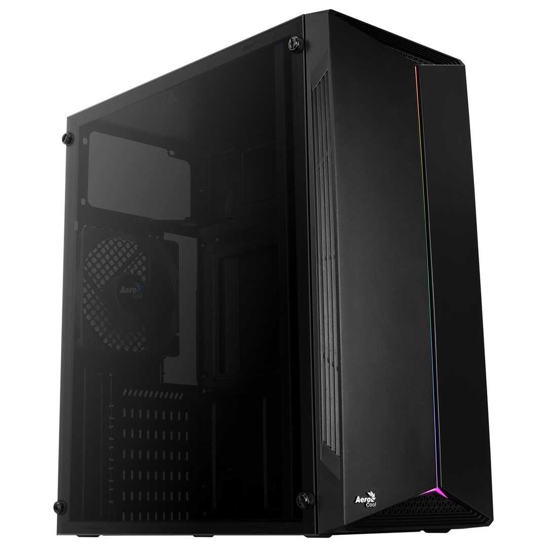 Aerocool Split Midi Tower Black Aerocool Split Midi Tower Black