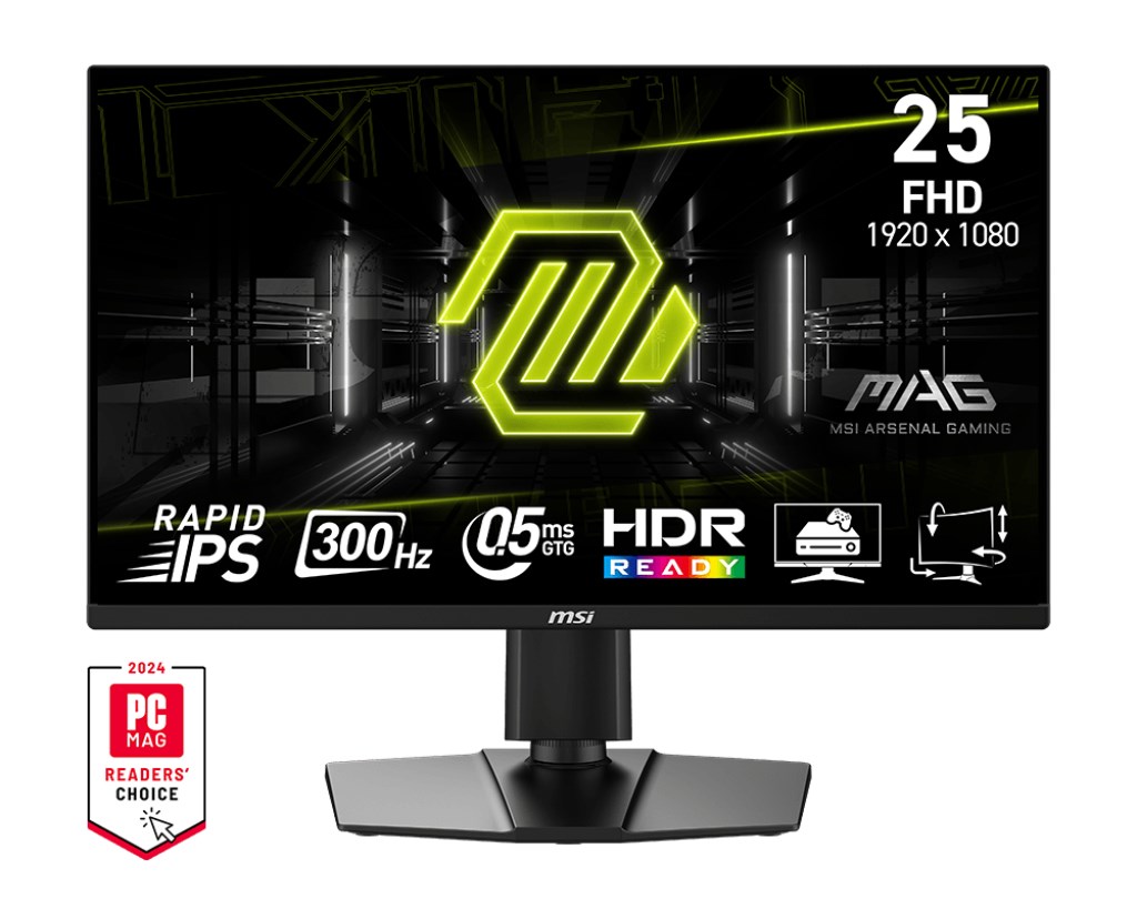 MSI MAG 255PXF computer monitor 62.2 cm (24.5") 1920 x 1080 pixels Full HD Black MSI MAG 255PXF computer monitor 62.2 cm (24.5") 1920 x 1080 pixels Full HD Black