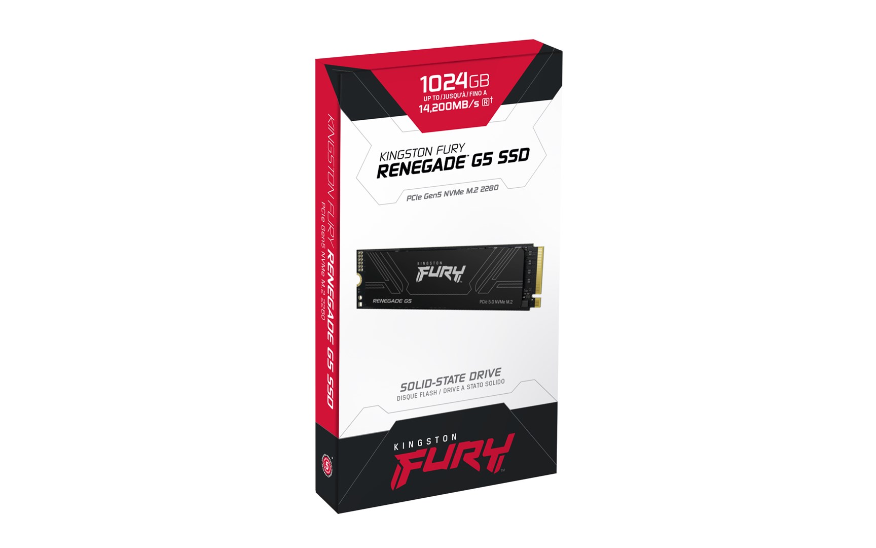Kingston Technology 1T FURY RENEGADE G5 M.2 2280 NVMe SSD Kingston Technology 1T FURY RENEGADE G5 M.2 2280 NVMe SSD