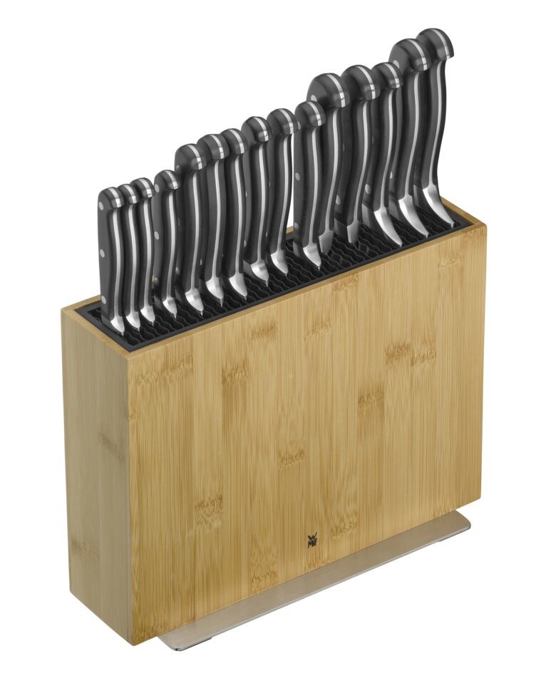 WMF FlexTec Compact bamboe 1893874500 Flex rods knife block Bamboo, Stainless steel Wood WMF FlexTec Compact bamboe 1893874500 Flex rods knife block Bamboo, Stainless steel Wood