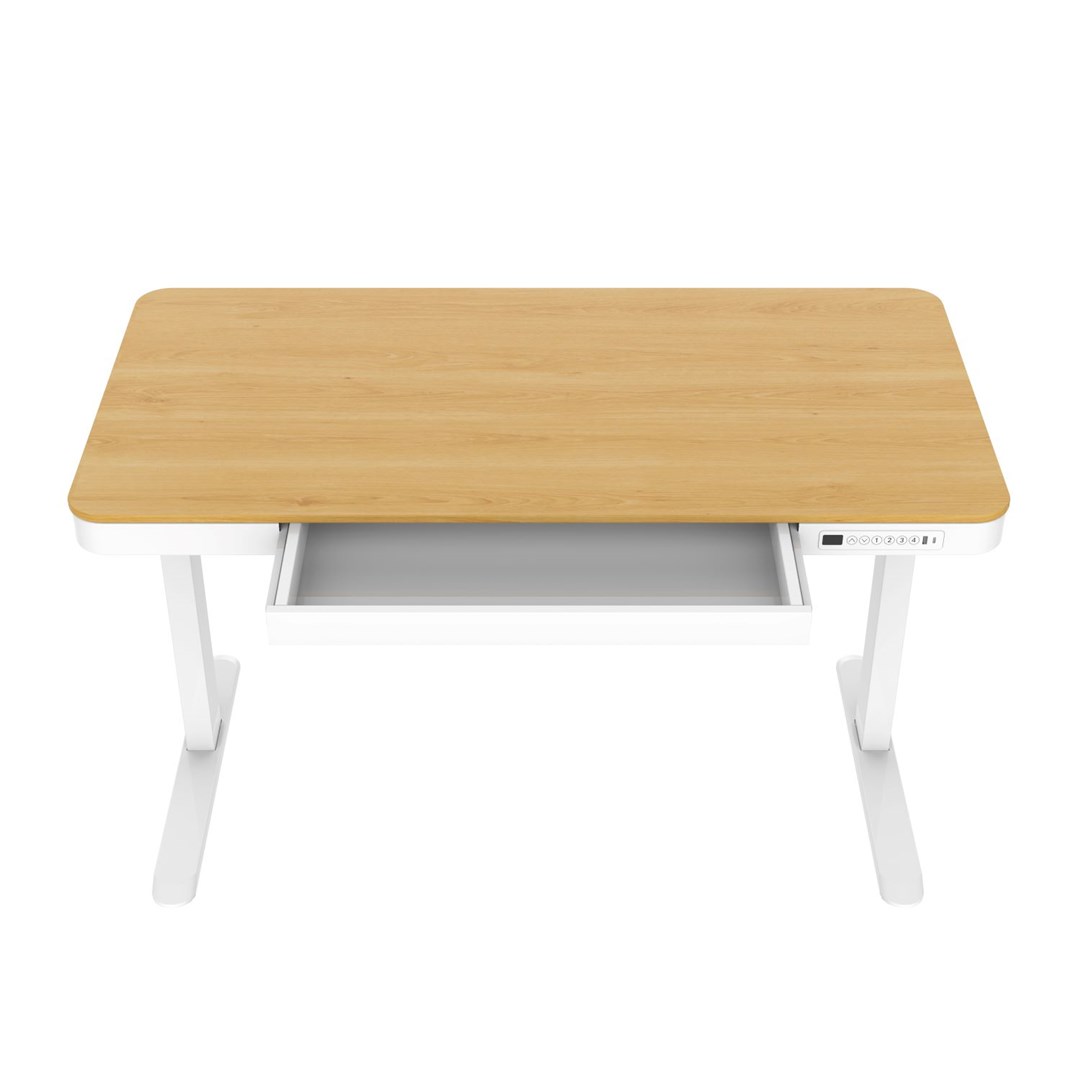 Tuckano Electric height adjustable desk ET119W-C white/oak Tuckano Electric height adjustable desk ET119W-C white/oak