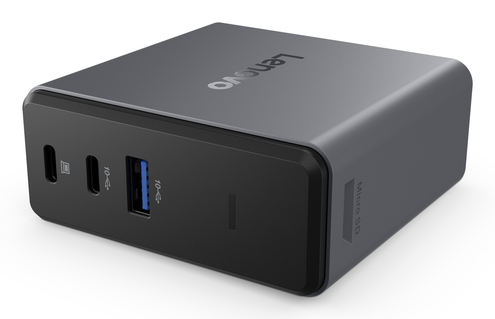 Lenovo X9 Charging GaN Dock Wired USB 3.2 Gen 2 (3.1 Gen 2) Type-C Grey Lenovo X9 Charging GaN Dock Wired USB 3.2 Gen 2 (3.1 Gen 2) Type-C Grey
