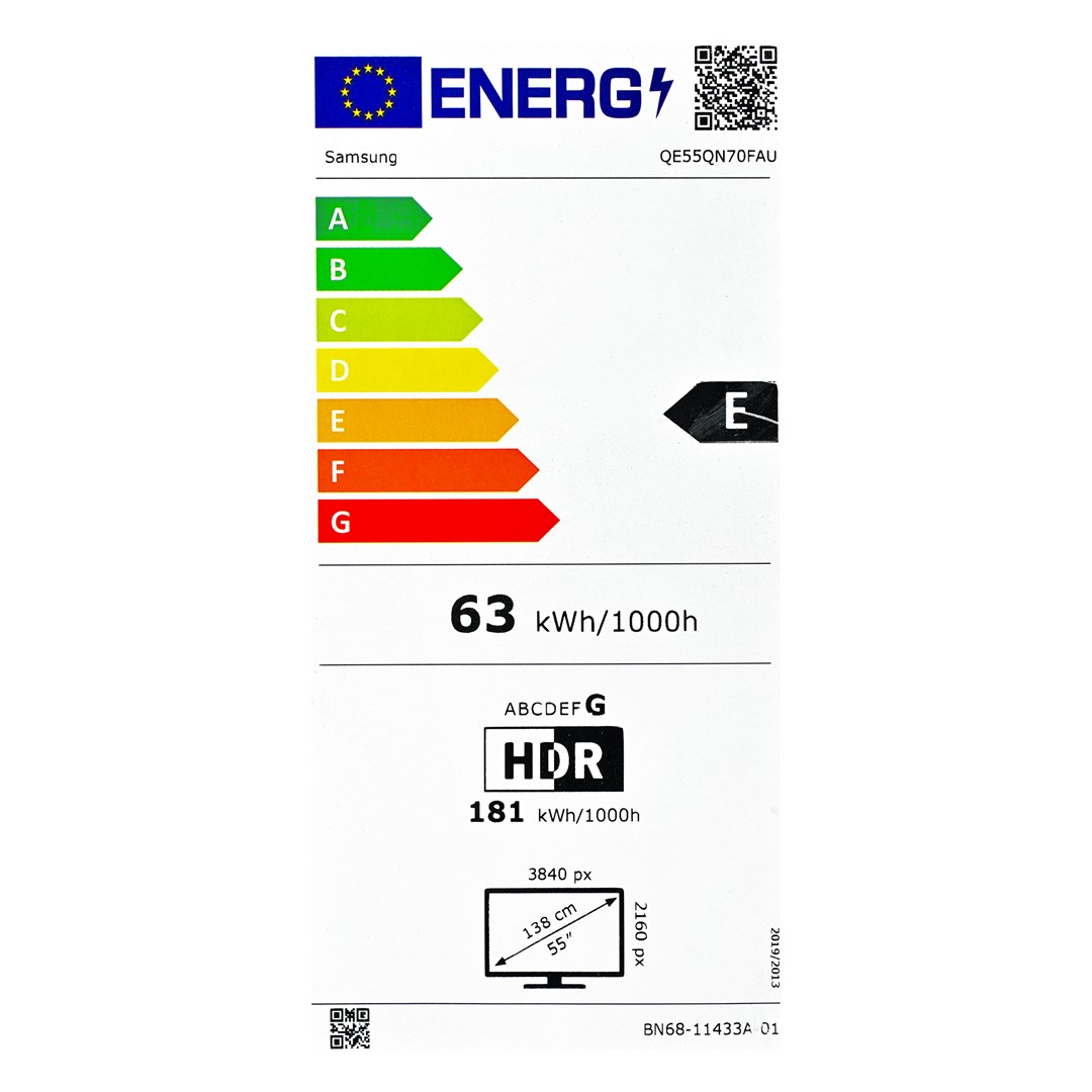 Samsung QE55QN70FAU 139.7 cm (55") 4K Ultra HD Smart TV Wi-Fi Black Samsung QE55QN70FAU 139.7 cm (55") 4K Ultra HD Smart TV Wi-Fi Black