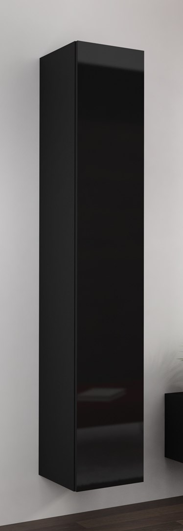 Cama Living room cabinet set VIGO NEW 13 black/black gloss Cama Living room cabinet set VIGO NEW 13 black/black gloss