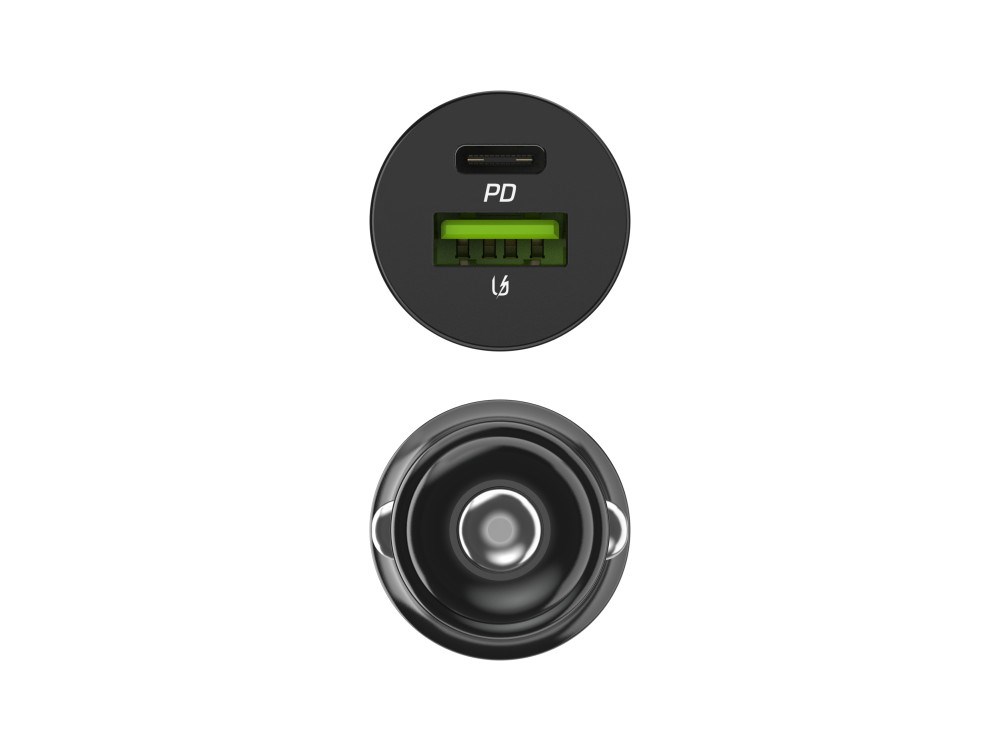 Green Cell GC PowerRide Nano38 38W 6A 1x USB-C 1x USB-A car charger Green Cell GC PowerRide Nano38 38W 6A 1x USB-C 1x USB-A car charger