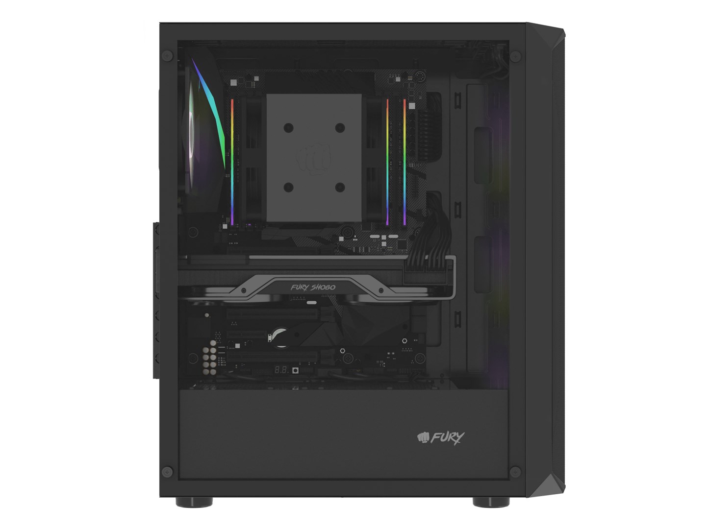 FURY Shobo SH4F RGB Midi Tower Black FURY Shobo SH4F RGB Midi Tower Black