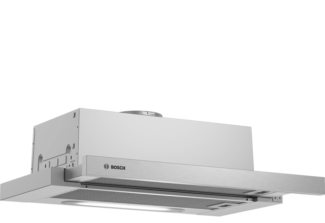 Bosch Serie 4 DFT63AC50 cooker hood Semi built-in (pull out) Silver 360 m³/h Bosch Serie 4 DFT63AC50 cooker hood Semi built-in (pull out) Silver 360 m³/h