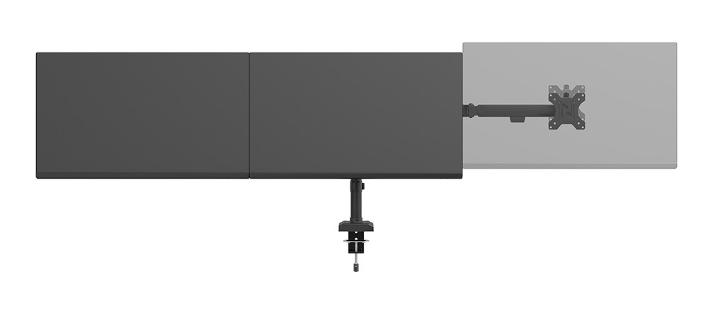 Desk mount for 3 monitors 10-27" Desk mount for 3 monitors 10-27"