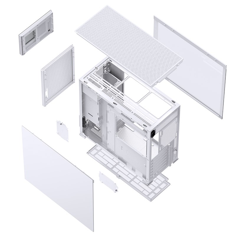 Jonsbo D41 MESH Screen ATX Case, Tempered Glass - white Jonsbo D41 MESH Screen ATX Case, Tempered Glass - white