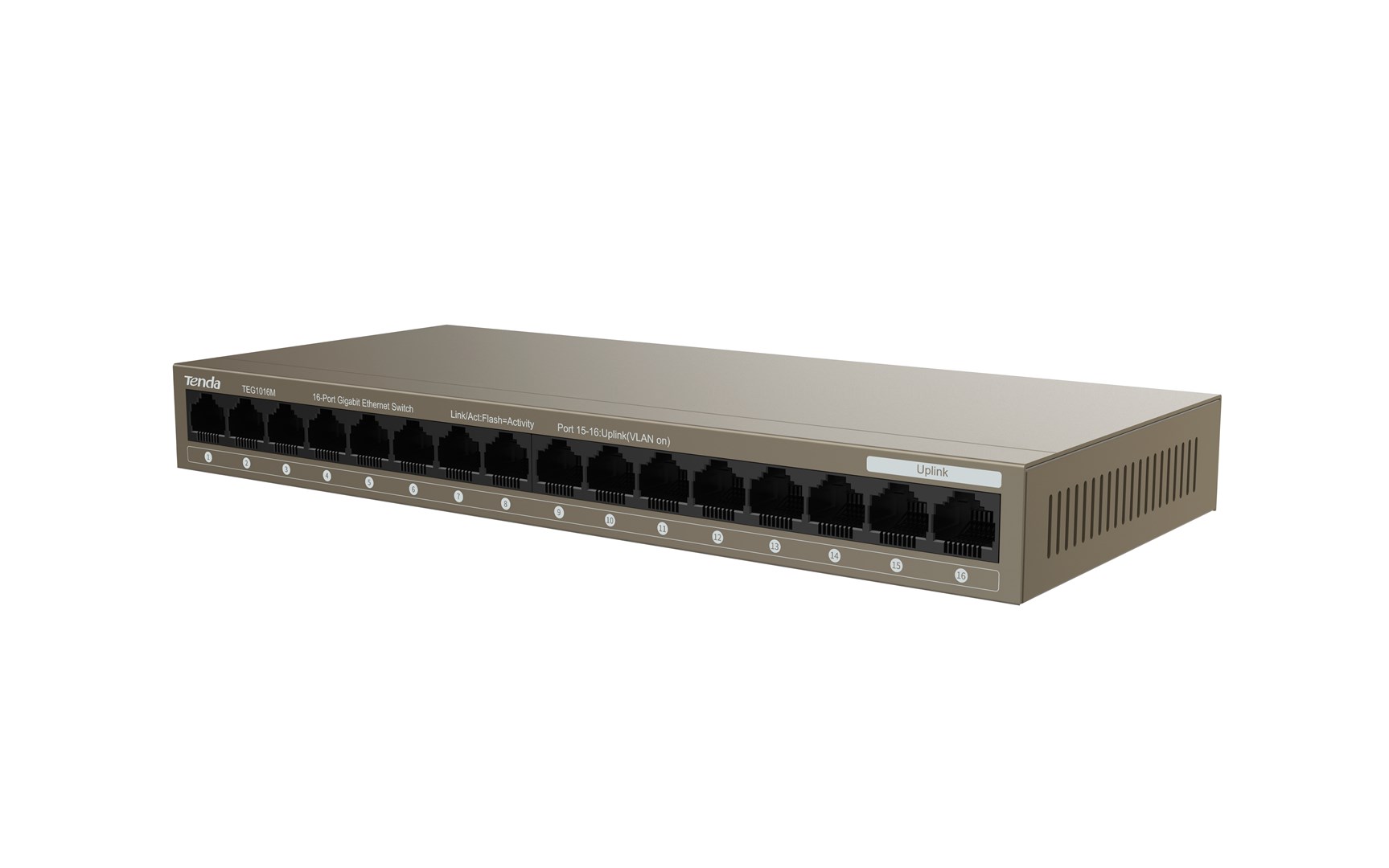 Tenda TEG1016M network switch Unmanaged Gigabit Ethernet (10/100/1000) Tenda TEG1016M network switch Unmanaged Gigabit Ethernet (10/100/1000)