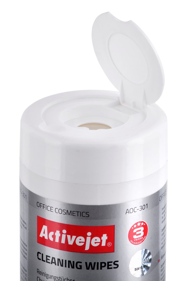 Activejet AOC-301 Universal cleaning wipes 100 pcs. Activejet AOC-301 Universal cleaning wipes 100 pcs.