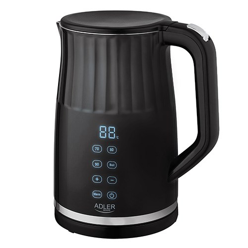 Adler AD 1350 1.7L temperature-controlled LED electric kettle Black Adler AD 1350 1.7L temperature-controlled LED electric kettle Black