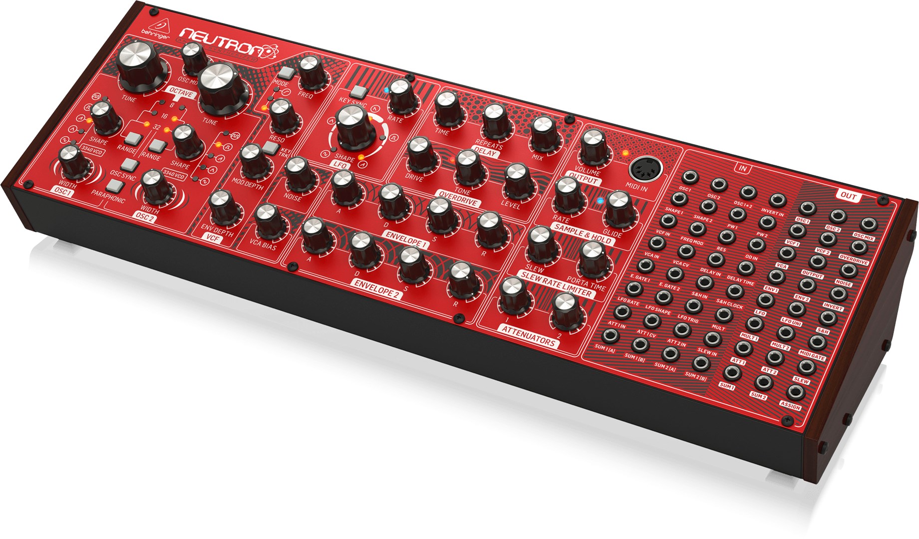 Behringer NEUTRON synthesizer Analog synthesizer Red Behringer NEUTRON synthesizer Analog synthesizer Red