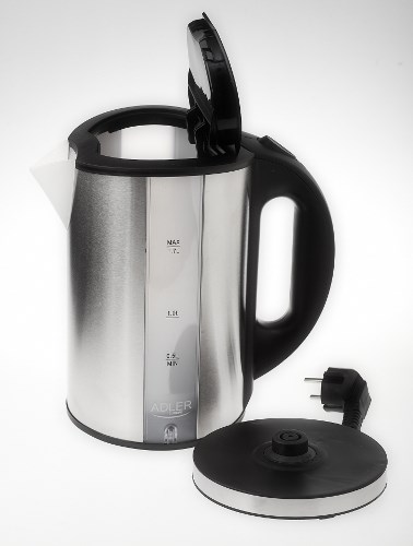 Adler AD 1216 electric kettle 1.7 L Black,Silver 2200 W Adler AD 1216 electric kettle 1.7 L Black,Silver 2200 W