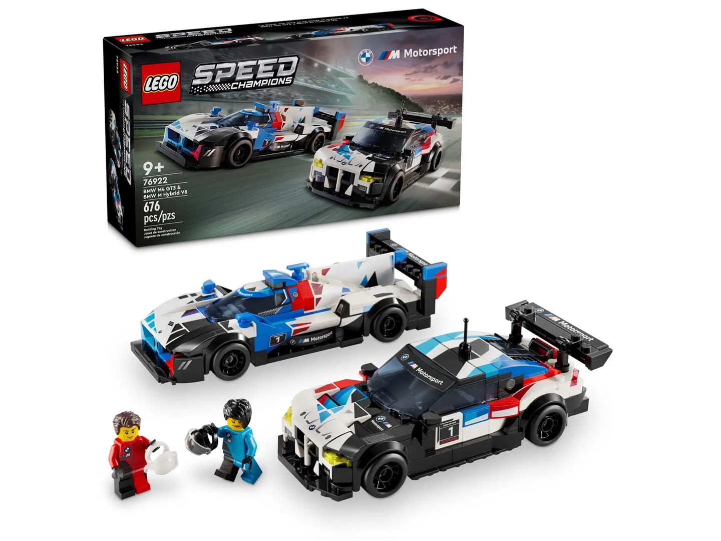 LEGO SPEED CHAMPIONS 76922 BMW M4 GT3 & BMW M Hybrid V8 LEGO SPEED CHAMPIONS 76922 BMW M4 GT3 & BMW M Hybrid V8